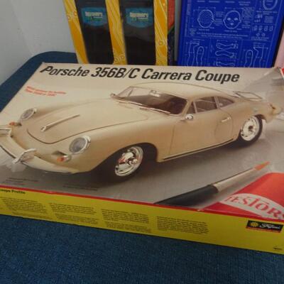 LOT 231. BOOKS, MODEL, TOY CAR AND WALKIE TALKIE SET