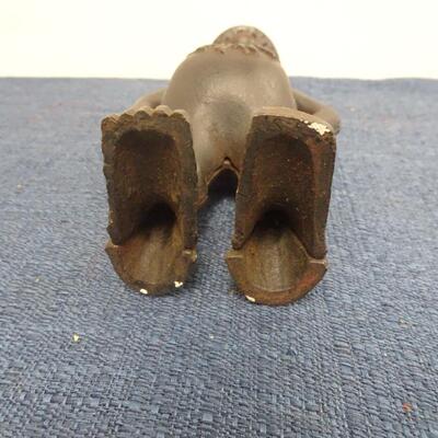 LOT 235  GIVE ME A PENNY CAST IRON BANK