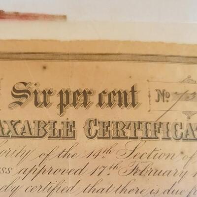 1864 CONFEDERATE $1000 BOND - GREENSBORO NC