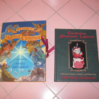 MS 2 Christmas Books Ornament Legends + First Christmas Pop-Up Carousel