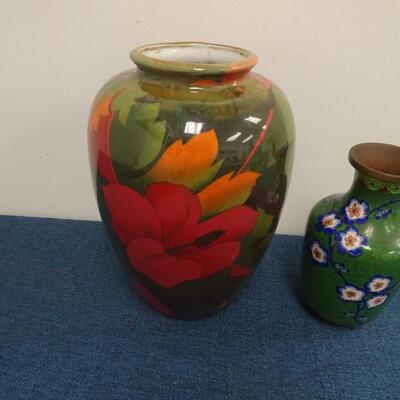 LOT 243. VASES