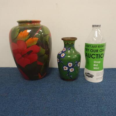 LOT 243. VASES
