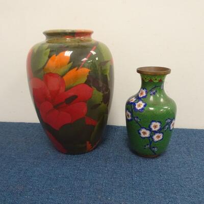 LOT 243. VASES