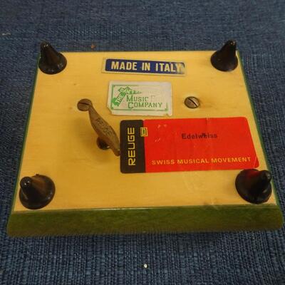 LOT 247. CANDLE STICK AND TWO MUSIC BOXES