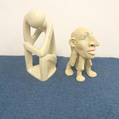 LOT 252. ABSTRACT FIGURINES