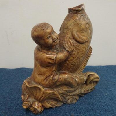 LOT 253. STONE CARVING