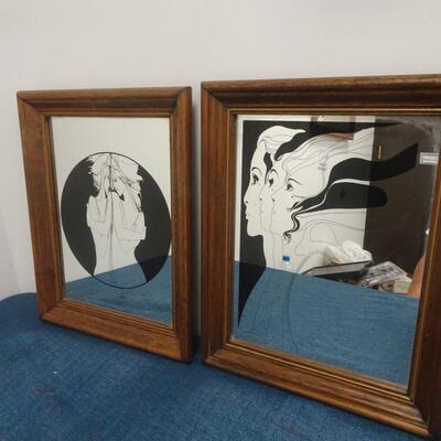 LOT 256. HOME DECOR MIRRORS