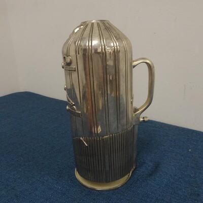 LOT 260. GODINGER SILVER PLATE TUXEDO WINE BOTTLE HOLDER