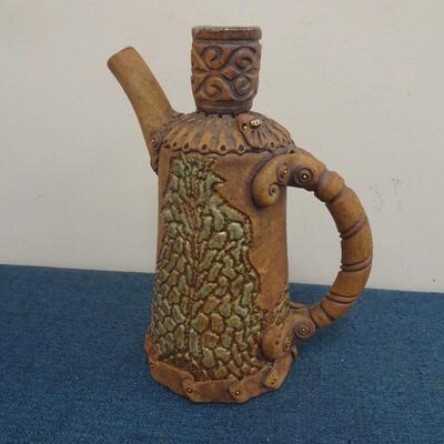 LOT 263. CERAMIC DECORATIVE PITCHER