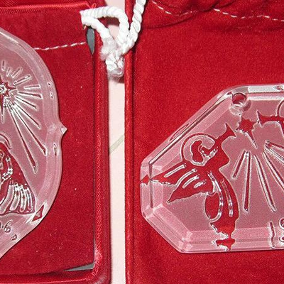 MS 2 Waterford Crystal Christmas Ornament from the Songs of Christmas Series