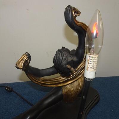 LOT 269. ART DECO STYLE LAMP