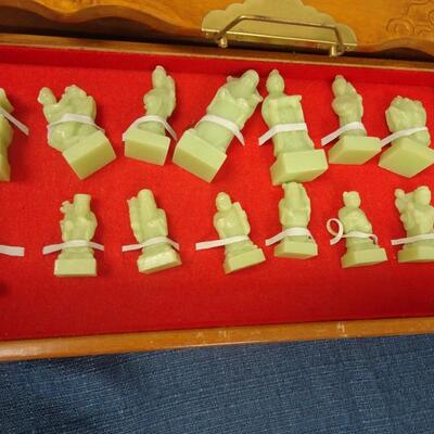 LOT 270. VINTAGE FOLDING CHESS BOARD