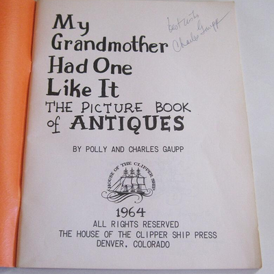 MS 1964 Collectors Guide "My Grandmother Had One Like It" Paperback