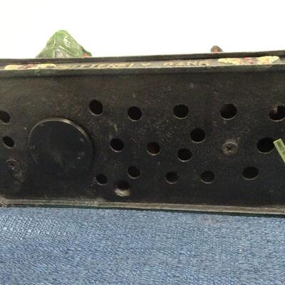 LOT 288. BUTTERFLY CAST IRON BANK
