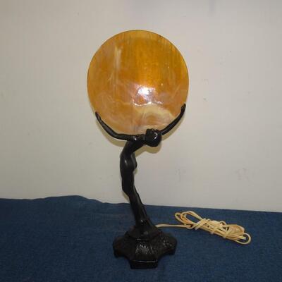 LOT 82. ART DECO STYLE LAMP