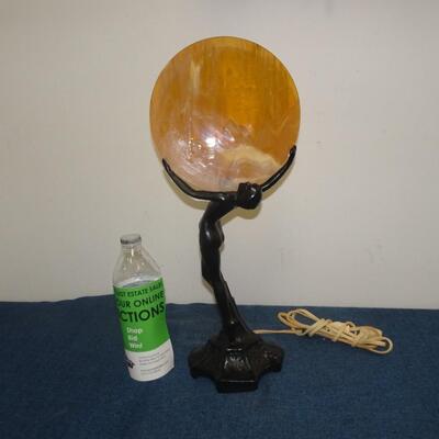 LOT 82. ART DECO STYLE LAMP