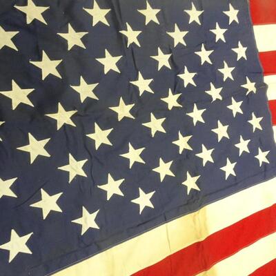 LOT 306. COTTON AMERICAN FLAG
