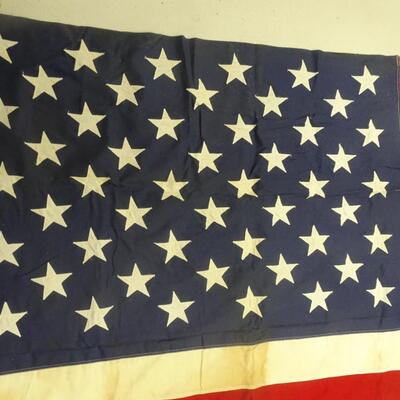 LOT 306. COTTON AMERICAN FLAG