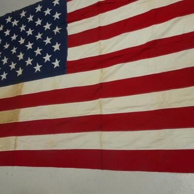 LOT 306. COTTON AMERICAN FLAG