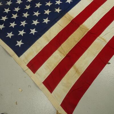 LOT 306. COTTON AMERICAN FLAG