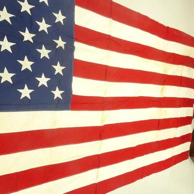 LOT 306. COTTON AMERICAN FLAG