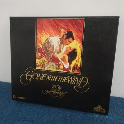LOT 309. BELTS, GONE WITH THE WIND VHS SET AND TOTE BAG