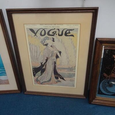 LOT 310.  VOGUE HOME DECOR AND MIRROR