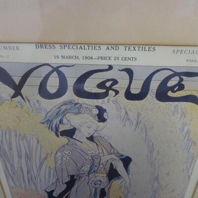 LOT 310.  VOGUE HOME DECOR AND MIRROR