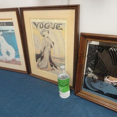 LOT 310.  VOGUE HOME DECOR AND MIRROR