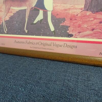 LOT 311. HOME DECOR FRAMED ART