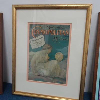 LOT 311. HOME DECOR FRAMED ART