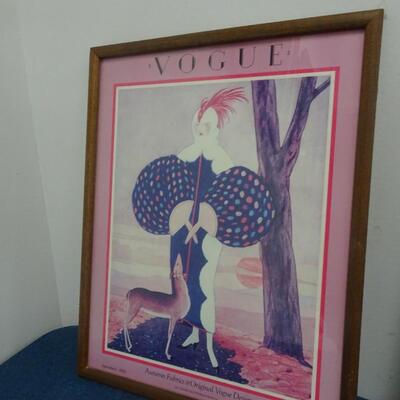 LOT 311. HOME DECOR FRAMED ART