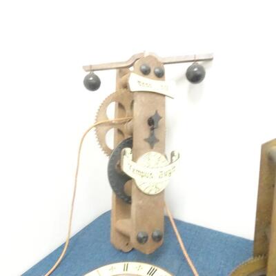 LOT 312. CLOCK PARTS