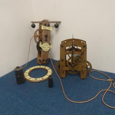 LOT 312. CLOCK PARTS