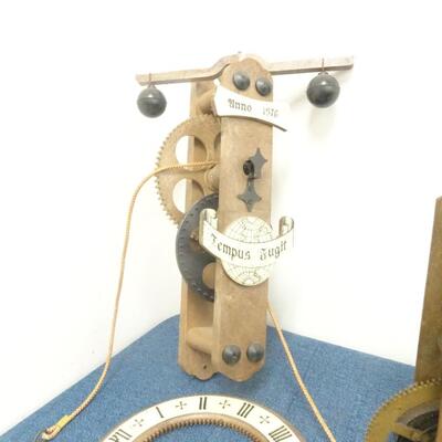 LOT 312. CLOCK PARTS