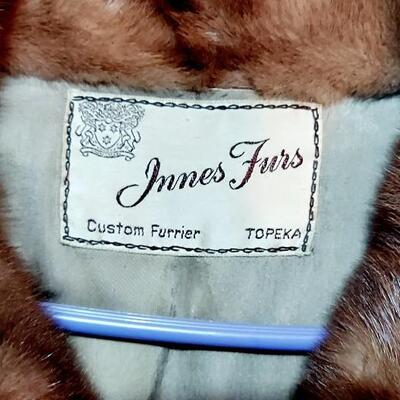 VINTAGE FUR COAT - MADE IN TOPEKA - INNES FURS