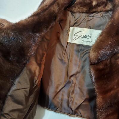 REAL FUR "MINK?" EVANS STOLE - JACKET