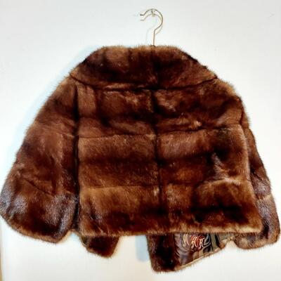 REAL FUR "MINK?" EVANS STOLE - JACKET