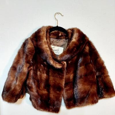 REAL FUR "MINK?" EVANS STOLE - JACKET