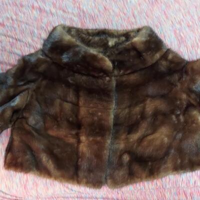 REAL FUR "MINK?" EVANS STOLE - JACKET