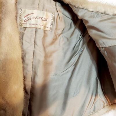 VINTAGE WOMENS EVANS FUR STOLE (JACKET)