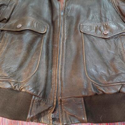 ZERO MENS LEATHER JACKET SIZE 42