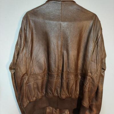 ZERO MENS LEATHER JACKET SIZE 42