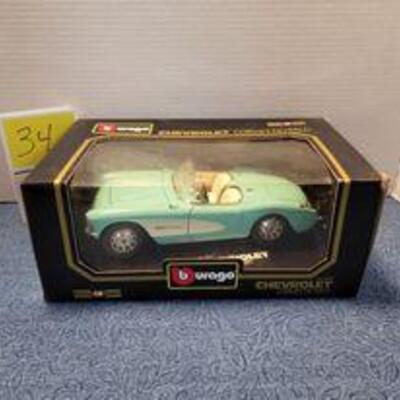 1957 Die cast Corvette