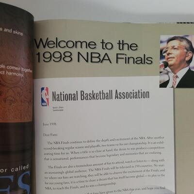 1998 NBA Finals commerative Program