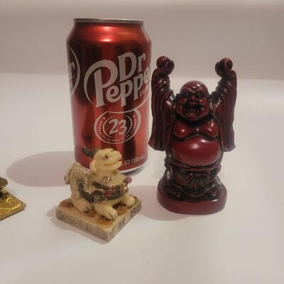 Budda & Dragon figurines & wallet
