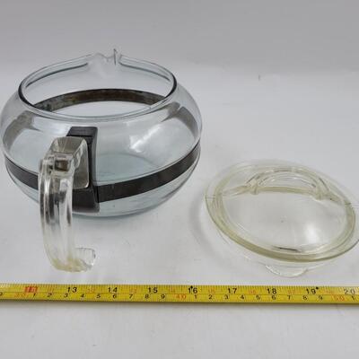 1940s PYREX FLAME WEAR GLASS COFFEE POT