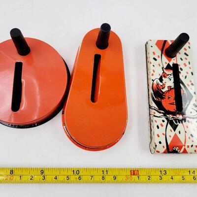 VINTAGE HALLOWEEN METAL CELEBRATION TOY LOT