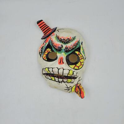 VINTAGE HALLOWEEN SCARY SKULL MASK