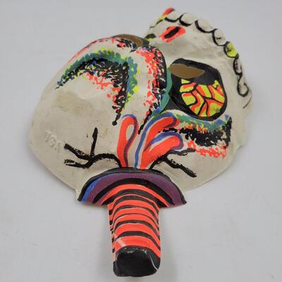 VINTAGE HALLOWEEN SCARY SKULL MASK